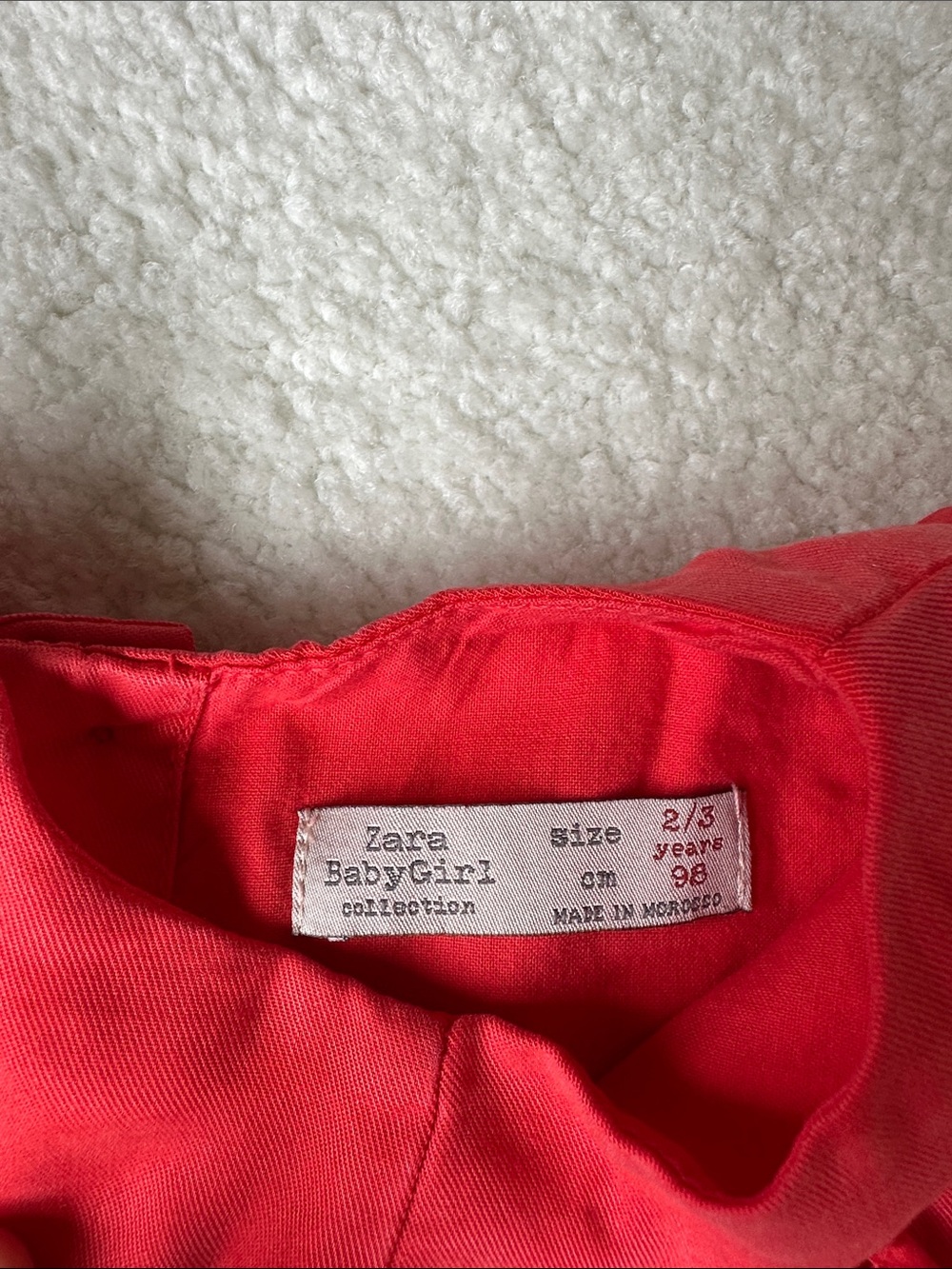 Zara Cherry Red Eyelet Ruffle Romper - Picture 2 of 3